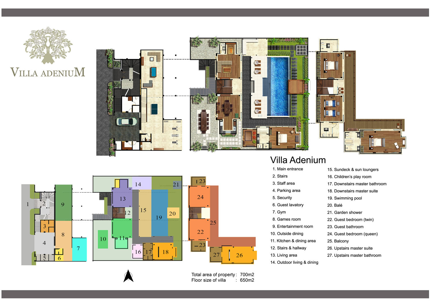 Villa Adenium - Floorplan